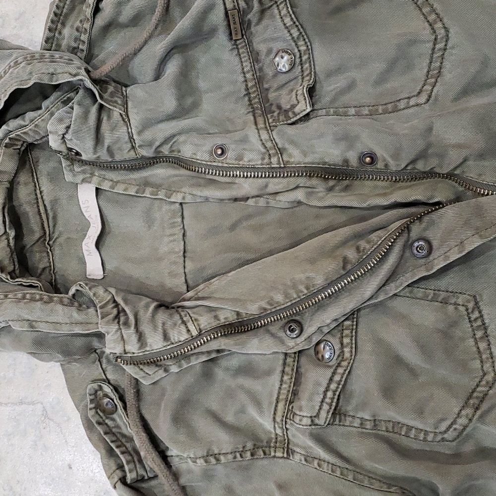 Max Studio Hooded Utility Jacket - image 3